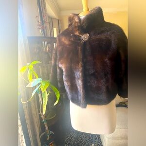 Short Mink Fur Coat